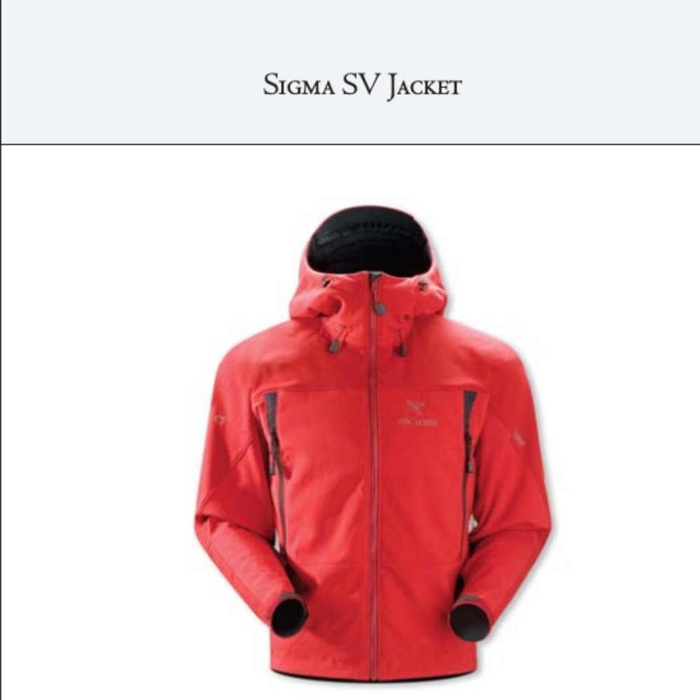 Arc'teryx Sigma SV Jacket